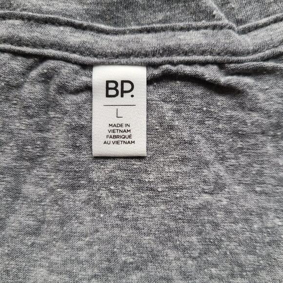 BP Vneck Basic Tshirt Tee Gray Large - Picture 4 of 6